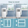 ZAFRO 10000 BTU Portable Air Conditioners for Room up 450 Sq. Ft Portable Ac Quiet Unit with Cooling, Dehumidifier, Fan, Sleep Mode,Remote Control - 3 of 4