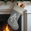Old World Christmas Elegant Christmas Mantle Stocking, With Tree Motif, 24in - 3 of 3