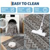 Washable Rug Vintage Geometric Living Room Rug with Non Slip TPR Backing, Soft Non Shedding Indoor Carpet - 3 of 4