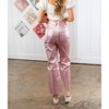 Women's Metallic Wide Leg Pants - AnnieWear - 4 of 4