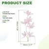 Unique Bargains Artificial Stems Home Wedding Decoration Headdress Wreath Orchid Fake Flower 30 Pcs - 2 of 4