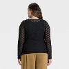 Women's Long Sleeve Lace Top - A New Day™ - 2 of 3