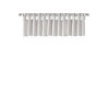PAGED 26"x50" Valance for Windows,Lightweight Faux Silk Small Short Valance with Beads for Bathroom,Laundry,Living Room,Bedroom - 2 of 4