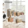 Clothes Drying Rack Foldable 2-Level Laundry Drying Rack, Free-Standing Large Drying Rack with Height-Adjustable Wings - 3 of 4