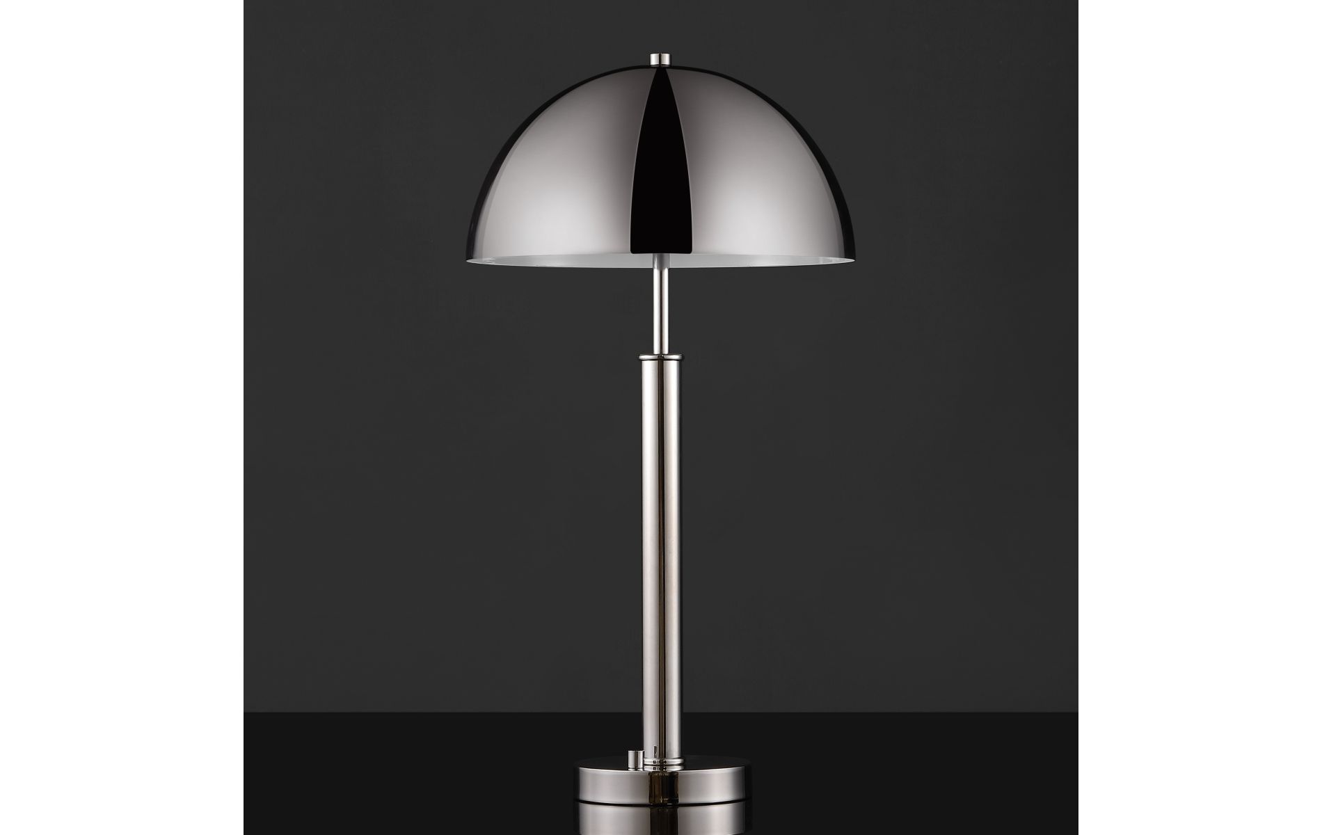 Harvey Metal Dome Table Lamp - CTL1024 - Nickle - Safavieh Couture