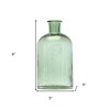 HomeRoots 9" Green Bud Glass Table Vase - 3 of 4
