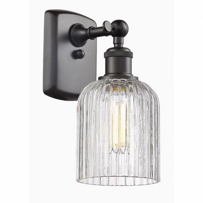 Bridal Veil - 1 Light Wall Sconce In Art Deco Style-10 Inches Tall and 5 Inches Wide