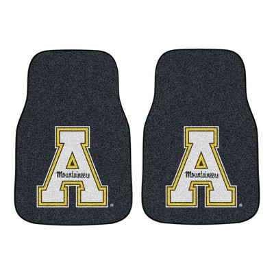 NCAA Appalachian State Mountaineers Carpet Car Mat Set - 2pc