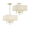 Crystorama Lighting Paxton 4 - Light Chandelier in  Aged Brass - 3 of 4
