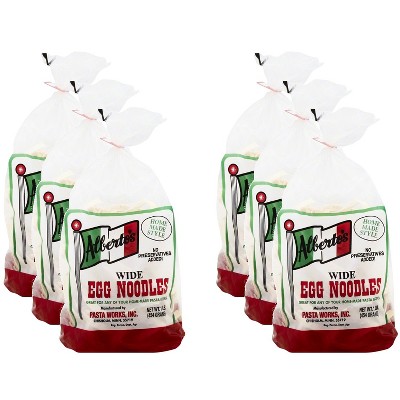 Albertos Egg Noodles Wide - Case of 6 - 16 oz