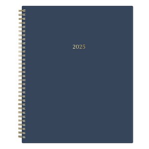 Marie Kondo for Blue Sky 2025 Weekly/Monthly Planner 11.14"x9.25" Wirebound French Navy: Adult Agenda, Paper, Tabs - 1 of 4