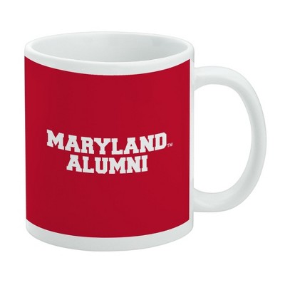 University of Maryland Alumni Ceramic Coffee Mug Novelty Gift Mugs for Coffee Tea and Hot Drinks 11oz White