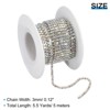 Unique Bargains DIY Bag Clothing Decoration Crystal Rhinestone Sew on Close Claw Chain Trim - 2 of 4