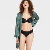 Women's Cotton Blend Cheeky Underwear with Lace - Auden™ - 3 of 4