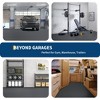 Garage Floor Mat, 2.8mm Thick Diamond Plate PVC Rubber Flooring Roll for Under Car, Ft Non-Slip Floor Protector Mat with Tapes - 3 of 4