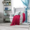 PiccoCasa Soft Cotton Knitted Lightweight Cable Bed Home Decorative Blanket - image 2 of 4