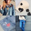 Sequin Star Heart Iron On Patches Clothing Embroidered Sewing Repair Hot-fix Garment Bag Shoes Backpack Hat DIY Decoration - 3 of 4
