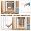 BalanceFrom Safety Gate with Pet Door 30-Inch Tall, Fits 29.1 - 33.8 Inch for Doorways - White - 3 of 4