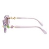 Swarovski SK 6042 1079LA Womens Oval Sunglasses Transparent Lilac 53mm - 3 of 3