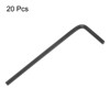 Unique Bargains Chrome Vanadium Steel Rust-Proof L-Shape Hex Key Wrenches Black 20 Pcs - 3 of 4