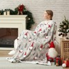 Cozy Bliss Christmas Gnome Throw Blanket – Ultra Soft Fuzzy Blanket for Holiday Home Decor - 2 of 4