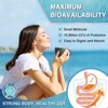 NATURE TARGET Marine Collagen Peptides Powder - Type I III Collagen with Probiotics, Vitamin C & Hyaluronic Unflavored 35 Servings - 4 of 4