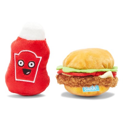 burger dog toy