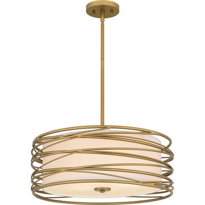 Quoizel Lighting Spiral 3 - Light Pendant in  Light Gold