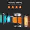 KikiBriz Small Space Heater, Portable Electric Heater with Temperature Sensor for Indoor Use, Digital Display, 1-12H Timer, Eco and Fan Mode - 3 of 4