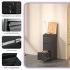 ACEPANO 40.59 in. H Vertical Metal File Cabinet with Lock & 3 Drawers for Office & Home-Black - 2 of 4