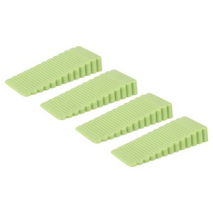 Unique Bargains ABS Anti-Slip Mini Size Wide Applications Door Stop 4 Pcs - 1 of 4
