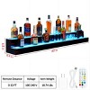 Acrylic Wall-Mounted Multifunctional Cabinet with Display and Storage Shelves, Suitable for Home and Commercial Bars, Gatherings, and Parties - 2 of 3