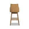 Bahama 30" Cane Rattan High-Back Swivel Counter Stool with Recessed Arms - 4 of 4