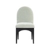 Meridian Furniture,Waldorf Chenille Fabric Dining Chair - 3 of 4