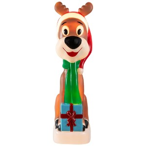 Northlight 40" Lighted Blow Mold Reindeer Outdoor Christmas Decoration - 1 of 4