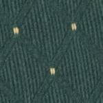 hunter green dot patterned fabric/gold vein frame