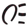 Unique Bargains Women's Simple Bow Headbands Black Red 1 Pc - 3 of 4