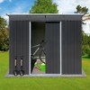 Gulches Metal garden sheds 6ftx8ft outdoor storage sheds Acrylic Total - 2 of 4