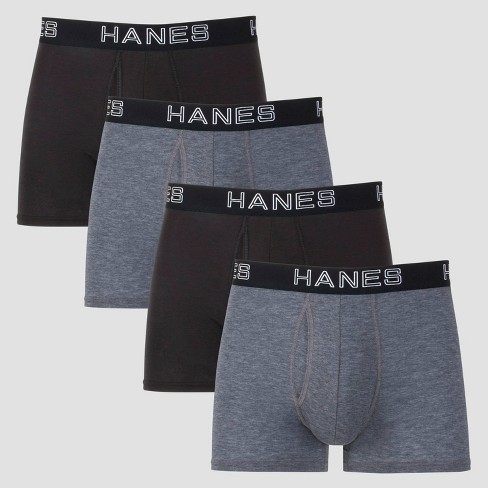 Hanes Premium Men's Total Support Pouch 3+1 Bonus Pack Trunks : Target