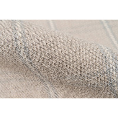 Beige Handwoven Wool 8' x 10' Rectangular Area Rug