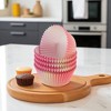 Unique Bargains Disposable Baking Cups Greaseproof Paper 1.97"x1.18" 100 Pcs - 2 of 4