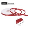 Unique Bargains Polyester Soft Decorative Cake Box Gift Wrapping Ribbon 1/4" x 25 Yard Burgundy Red - 2 of 4