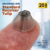 MEDca Hearing Aid Standard Receiver Tulip Domes Compatible with GN Resound Sure Fit, Universal Invisible Tip Replacement Ear Domes for BTE PSAP - 3 of 4