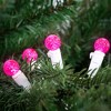 Northlight LED G12 Berry Christmas Lights - Pink - 16' White Wire - 50 ct - 2 of 4