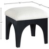 Meridian Furniture,Lawson Chenille Fabric Upholstered Ottoman - 4 of 4