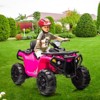 Ride On ATV for Kids, 4 Wheeler Electric Vehicle, 2 Seater Battery Powered Kids Ride On Toy Car, with Spring Suspension - 2 of 4