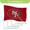 3'x5' Single Sided Flag w/ 2 Grommets, San Francisco 49ers - 2 of 4