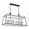 Crystorama Lighting Sylvan 8 - Light Chandelier in  Black Forged - 4 of 4