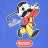 Mens National Bohemian Live Pleasantly Golfing Blue T-Shirt - 2 of 3