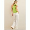 VENUS Womens Bow Detail One-Shoulder Top - 2 of 4